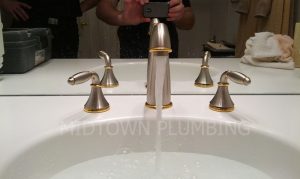 Lavatory faucet repair or replacement